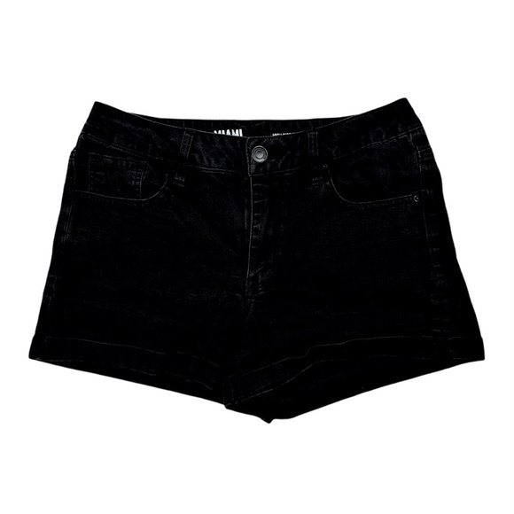 (Up To 50% Off SALE)  Miami High Rise Denim Shorties - Picture 1 of 3
